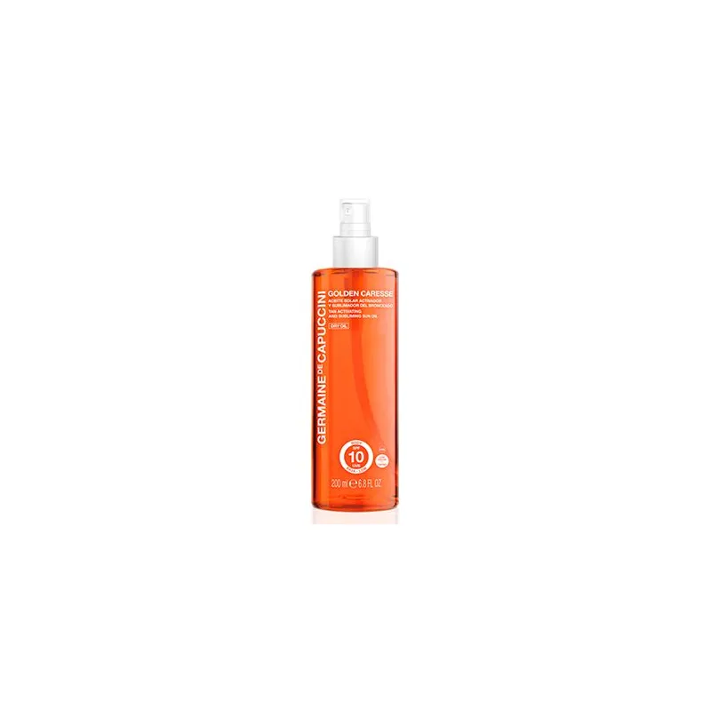 Aceite Solar Activador y Sublimador del Bronceado Dry Oil con color SPF 10 Germaine de Capuccini Aceite Solar Activador y Sublimador del Bronceado Dry Oil con color SPF 10 Germaine de Capuccini